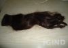 Շինյոն` շագանակագույն բնական մազերից, 45 սմ երկարությամբ